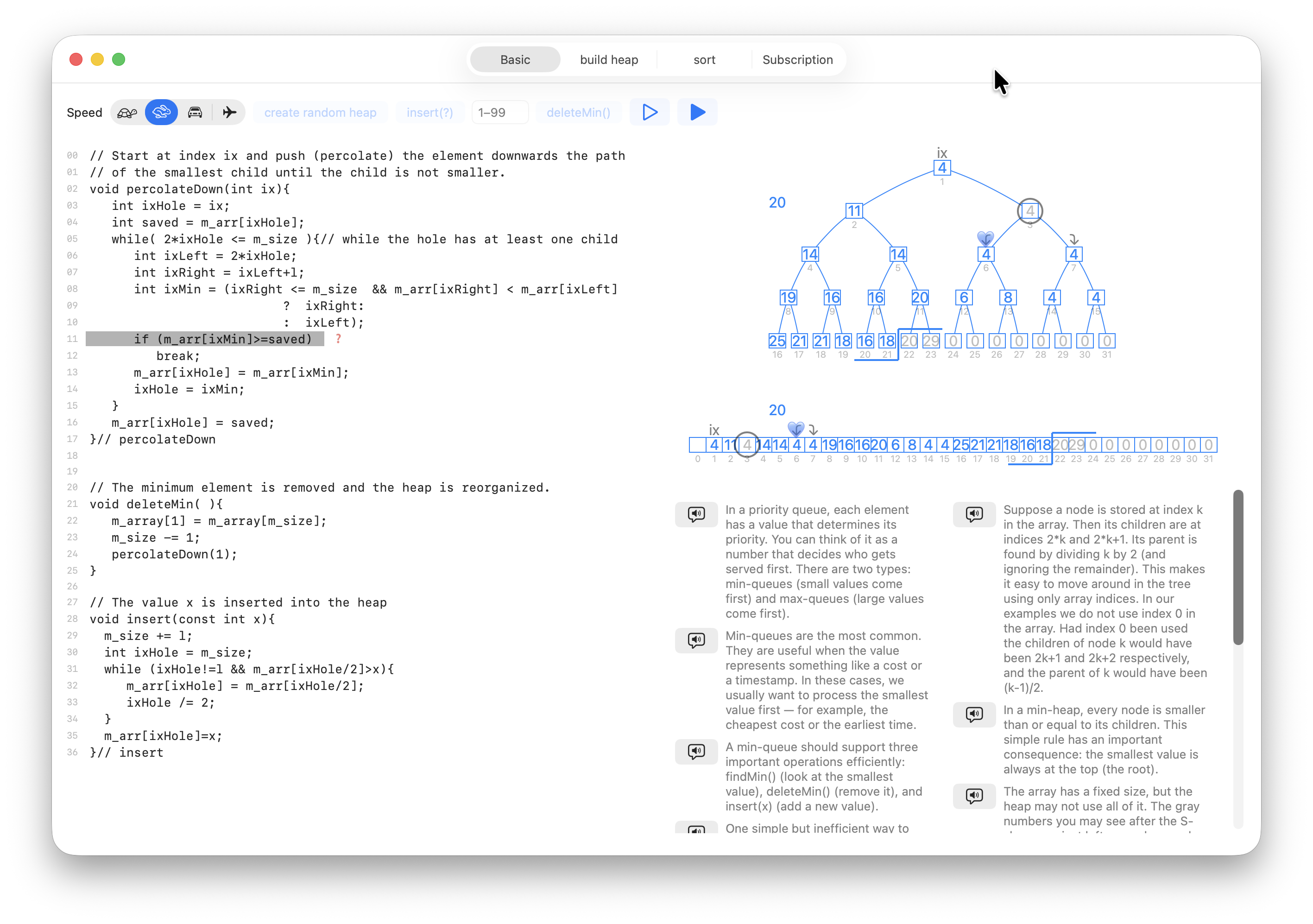 DALGO Heap screenshot