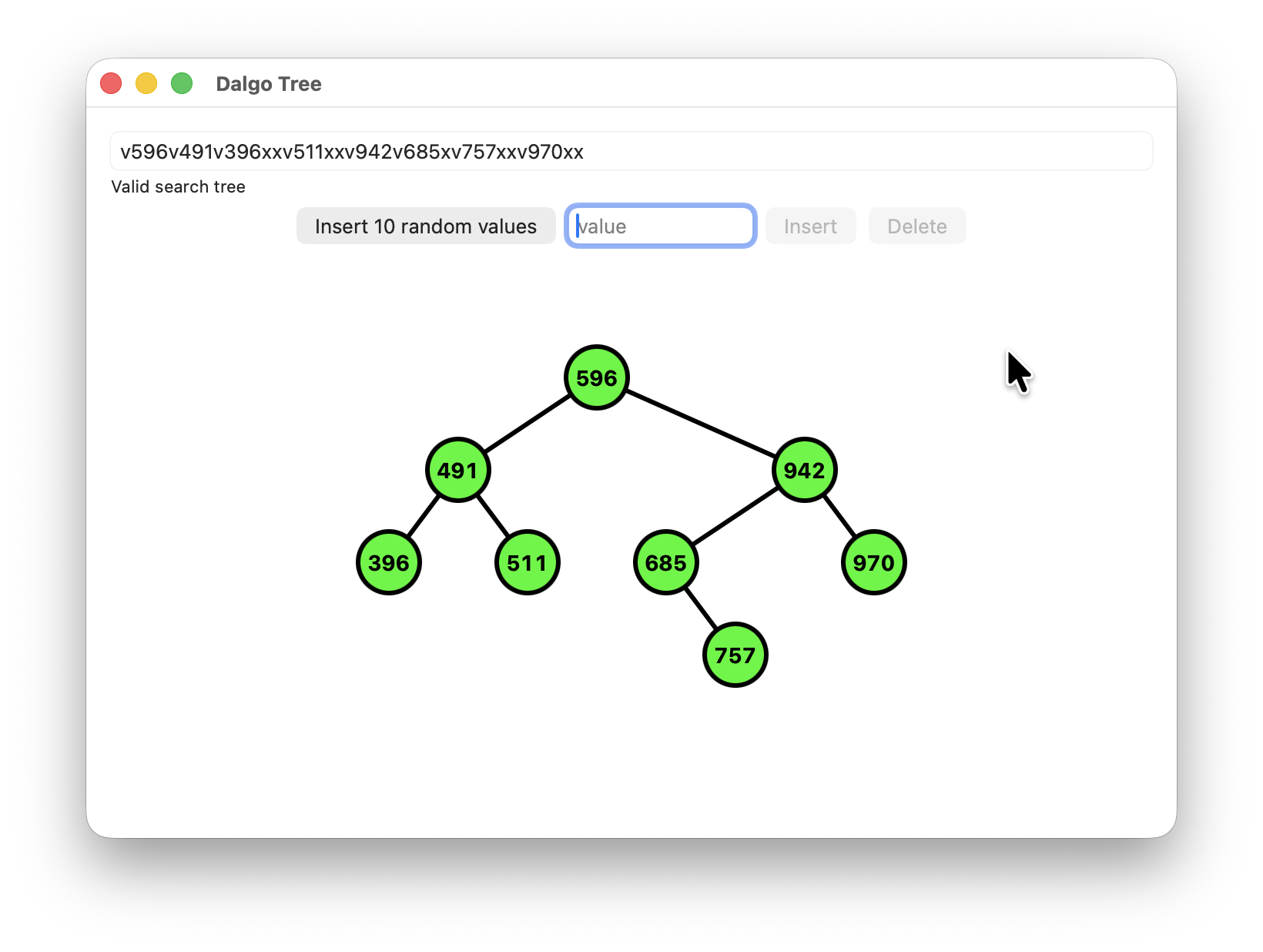 DALGO Tree screenshot